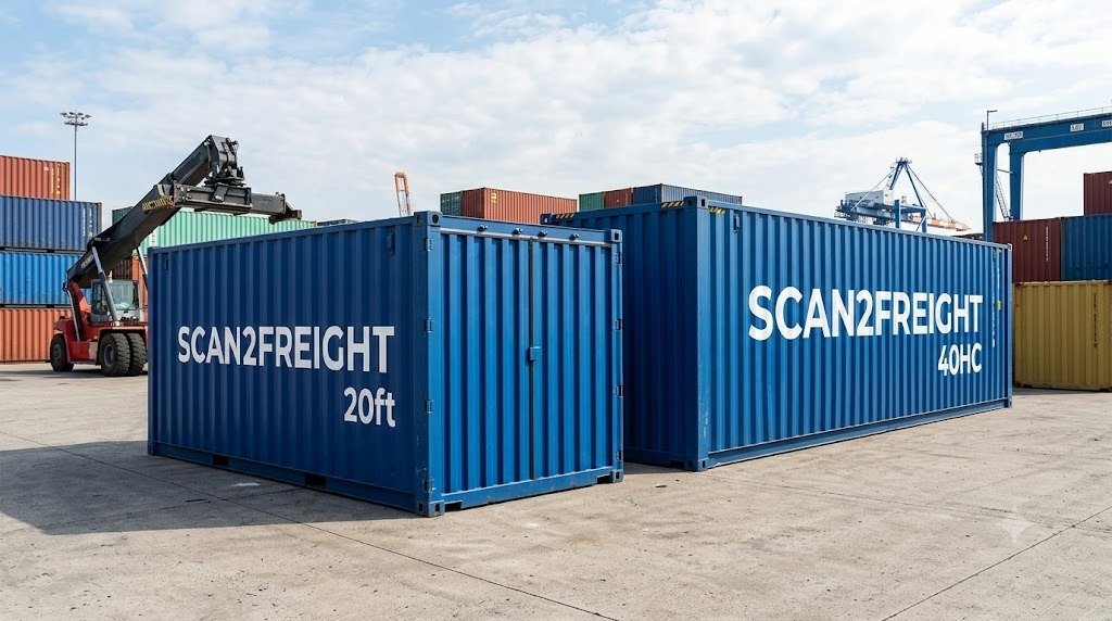 Scan2Freight Container Fleet - 20ft & 40HC Shipping Containers